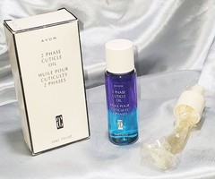 NEW IN BOX AVON 2 PHASE CUTICLE OIL 1 FL OZ