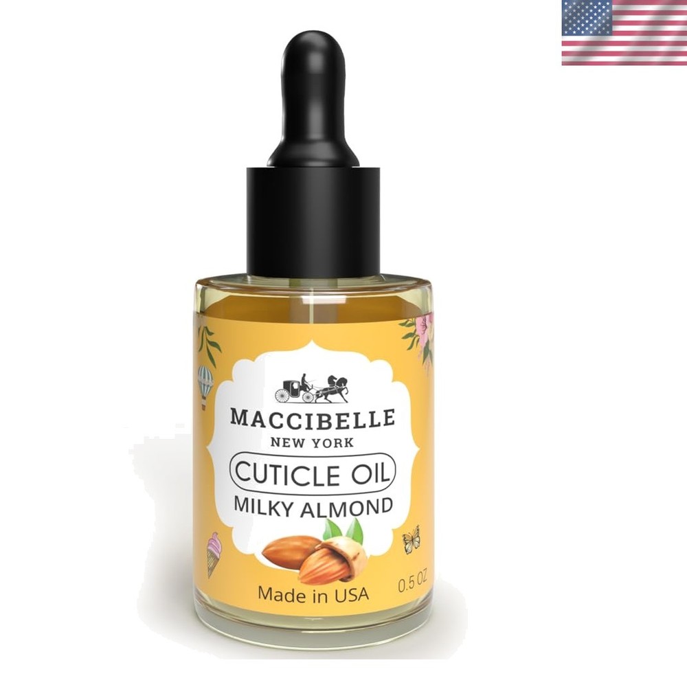 Moisturizing Almond Oil Cuticle Oil 0.5 Fl Oz – Restore Dry Nails Effortlessly