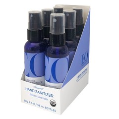 EO Hand Sanitizer Spray, 2 Ounce (Pack 2 Fl Oz of 6), french lavender