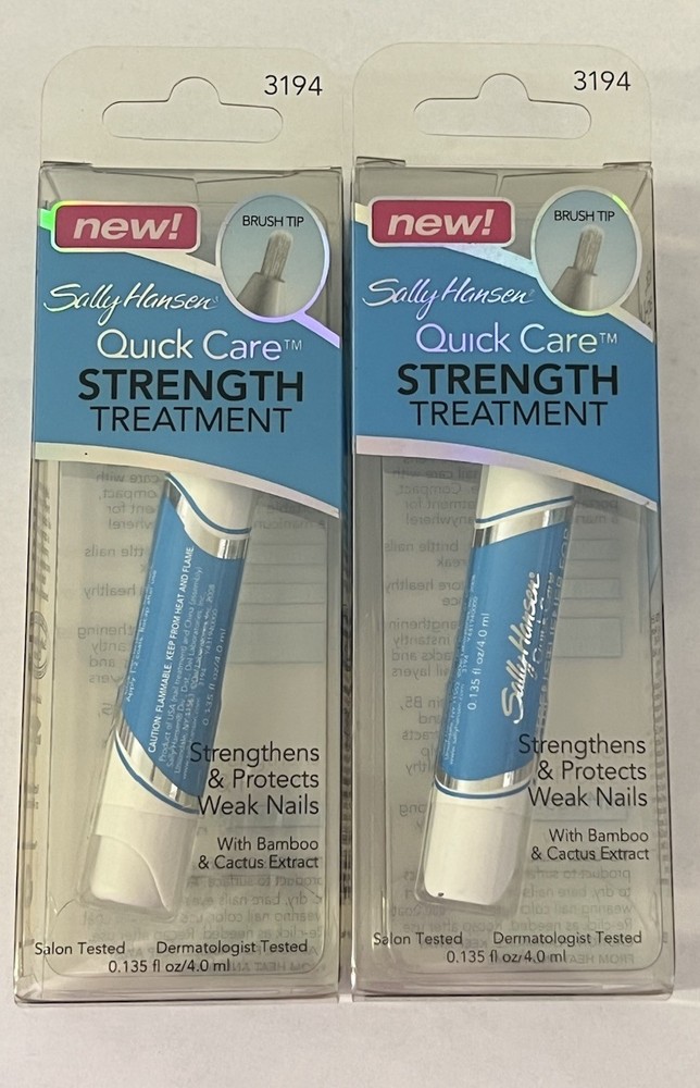 Sally Hansen Quick Care Nail Strength Treatment (3194) Bamboo & Cactus (2 Pack)
