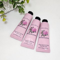 Lot of 3 Crabtree & Evelyn Rosewater Hand Therapy Cream 0.9 oz Each Travel Size