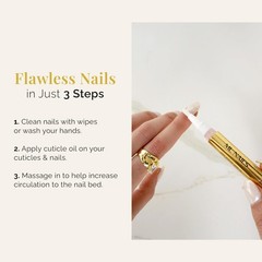 Cuticle Oil Pen for Nails – Moisturizing Nail 0.1 Fl Oz (Pack of 1)