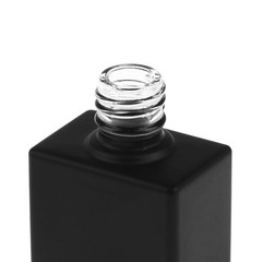 15ml Empty Nail Polish Glass Bottles Round Shape Brush & Cap Refillable