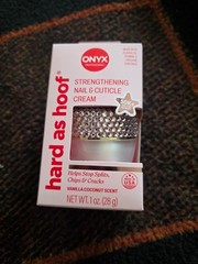 Onyx Professional Hard As Hoof Strengthening Nail Cuticle Cream Special Edition