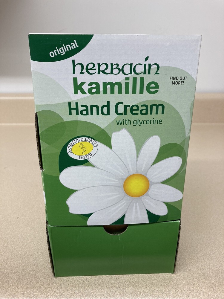 40 Tubes of Kamille Hand Cream by Herbacin With Glycerine (1oz Cream) BRAND NEW