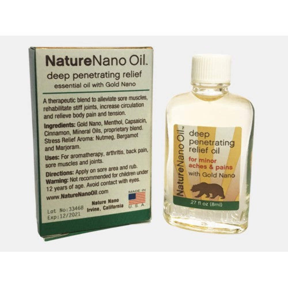 NaNo Oil Nature Nano oil Dầu Nóng Con Gấu .27 fl oz 8ml