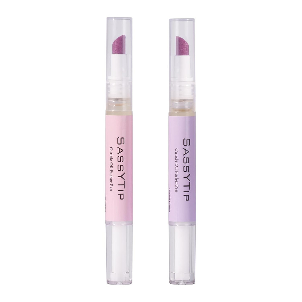 Ceramic Cuticle Pusher Oil Pen 2ml Rose Lavender Fragrance Free Nail Care Tool