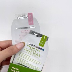 NEW Voesh Mani Moments Vegan At Home Manicure Set Duo Green Tea Duo