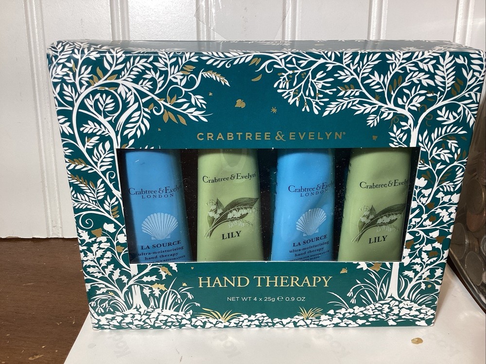 crabtree & evelyn hand therapy LaSource scrub & lily hand cream