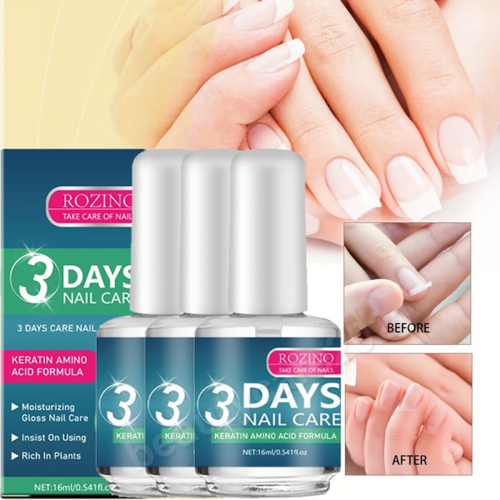 3X 3 Days Nail and Cuticle Oil – for Growth & Strength, Repair for Damaged Nails