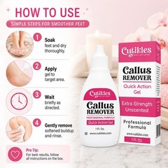 CUTIKLES Professional Callus Remover Gel for 1 Fl Oz (Pack of 1)