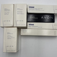 Vintage Avon Nail Experts Nail Care Lot: top shine, even out base coat