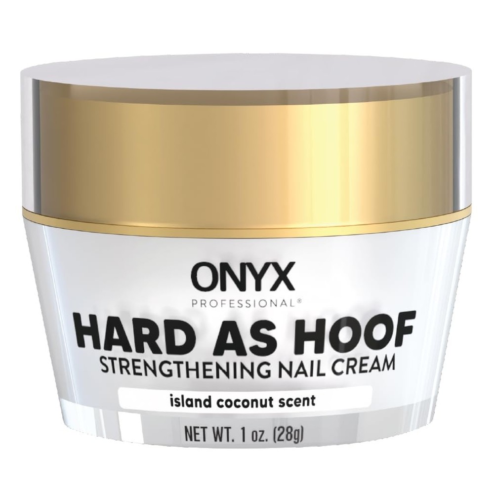 Onyx Professional Hard as Hoof Nail Strengthening Cream, Coconut Scent -…