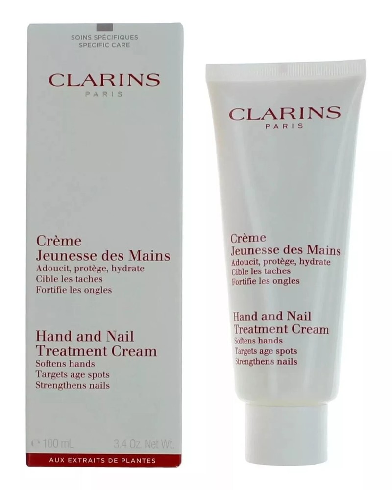 CLARINS HAND & NAIL TREATMENT CREAM 100ML/3.4OZ IN BOX SEALED TUBE