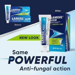 Lamisil Athlete’s Foot Cream, 1 Week Treatment, Prescription Strength 2 Pack