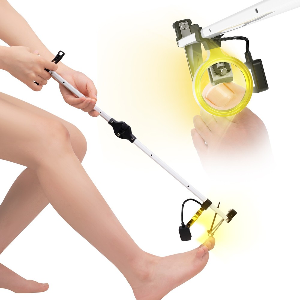 [Updated] 24″ Foldable Long Handle Toenail Clippers for Seniors & Thick Nails
