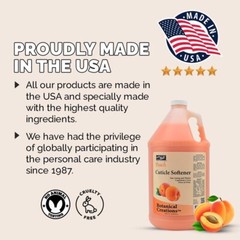 ProNail Cuticle Remover Softener (Peach) 128oz