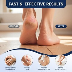 VREKEF Urea Cream 40 Percent for Feet Maximum 5.29 Ounce (Pack of 1), blue