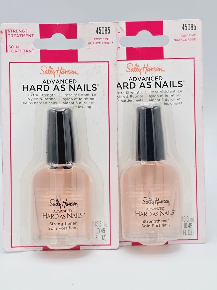 Sally Hansen Advanced Hard As Nails Strengthener 0.45 fl oz Sealed 45085. QTY:2