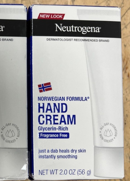 Neutrogena Norwegian Formula Fragrance Free, Glycerin-Rich Hand Cream 2 Oz ea