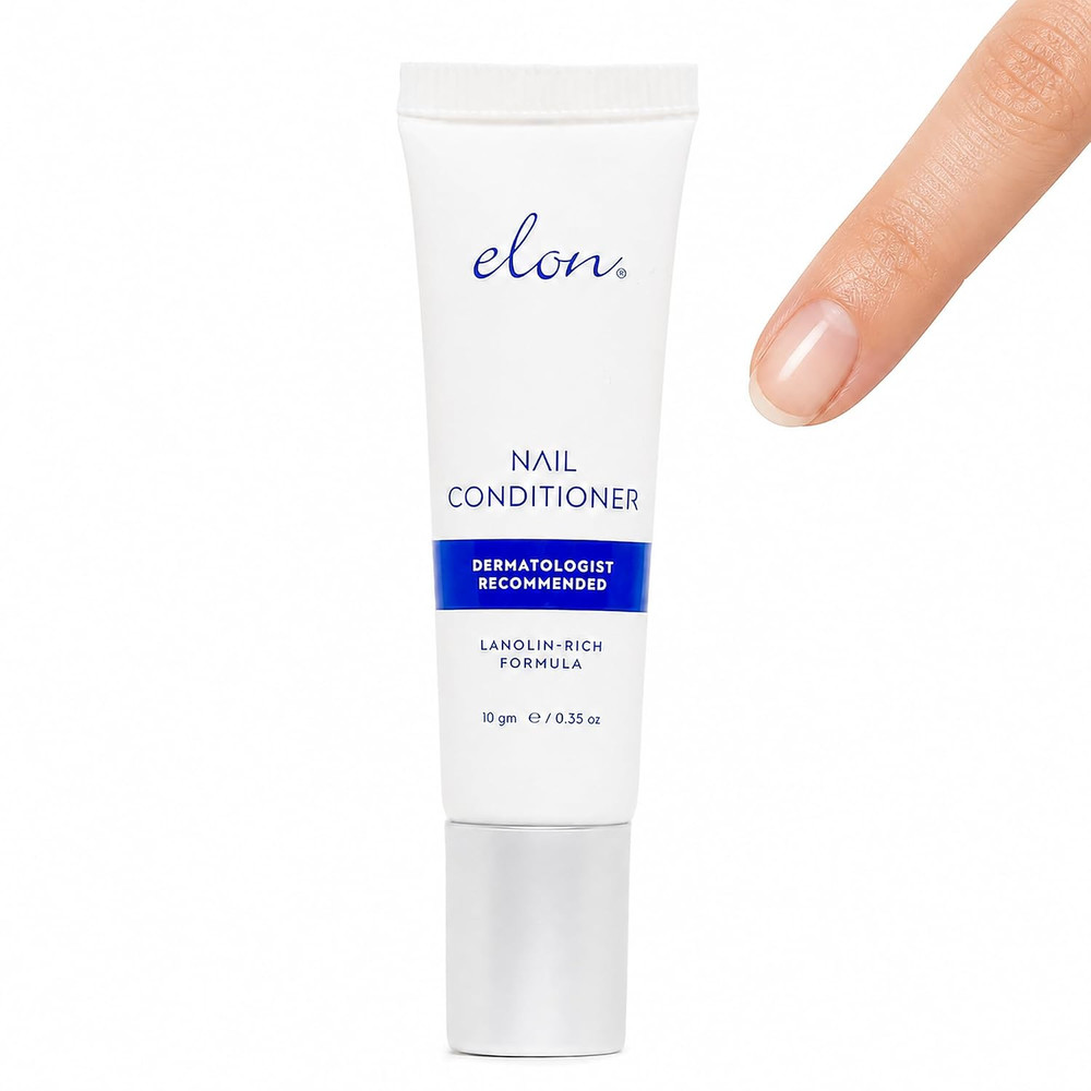 Lanolin-Rich Nail Conditioner Elon, Strengthens Nails, Protects Cuticles, 10g