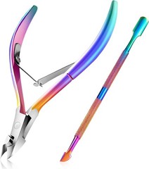 Easkep Cuticle Trimmer, Pusher & Remover – Stainless Steel Manicure Tools