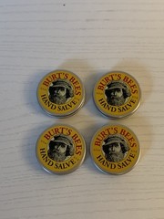 Burt’s Bees Hand Salve, .3oz per tin, Farmer’s Friend Brand New Unopened 4 pack