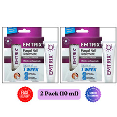 2X EMTRIX Fungal Nail Treatment 10ml Toenail & Fingernail Care Solution