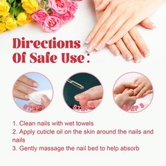 Cuticle Oil Nail Nourishing Repair Moisturizing Peach Jojoba Natural Care