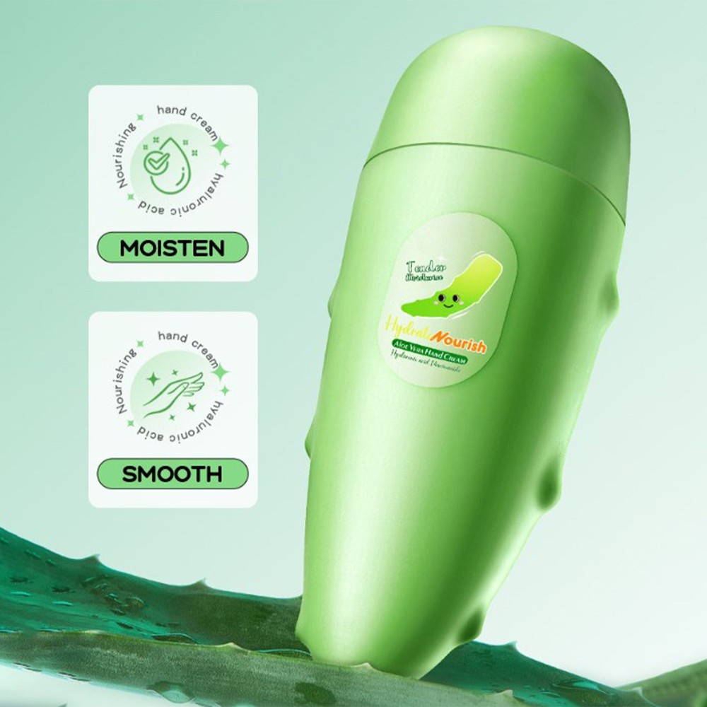 1Pcs Aloe Vera Long-Lasting Moisturize Hand Lotion Brighten Skin Tone 50g