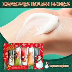 1 Set 5Pcs Hand Lotion Improve Dryness Christmas Gift Skin Care Hand Cream Set
