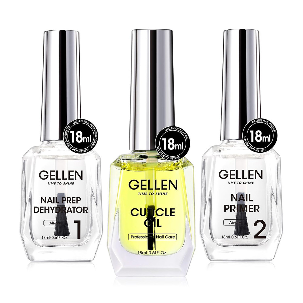 Nail Dehydrator Primer and Cuticle Oil 18ML – Hema-Free Acid-Free Nail Prep Base