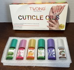 Twoing Soothing and Moisturizing Cuticle Oil 6 Pk Different Scents NIB On Sale!!