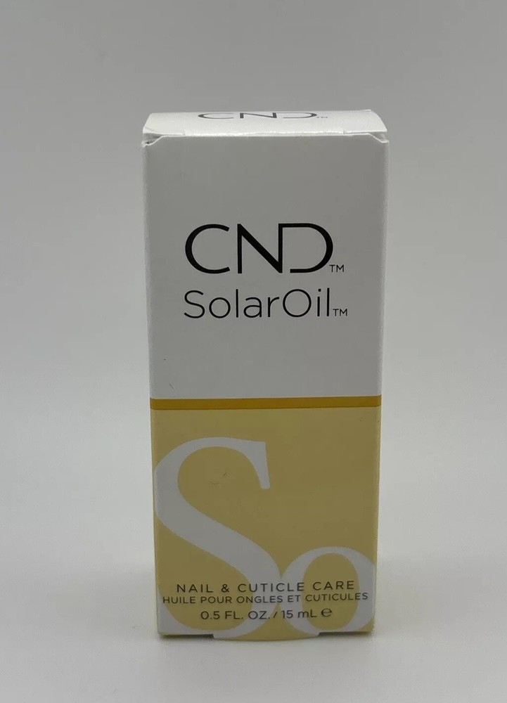 NEW NIB CND Solar Oil Nail & Cuticle Conditioner Full Size 15ml/0.5oz Free Ship
