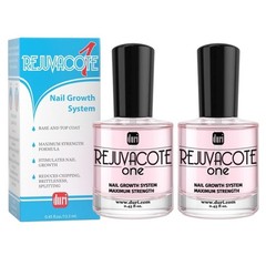 Versatile Nail Growth System – Rejuvacote 1 Base & Top Coat 0.45 fl oz (2 Pack)