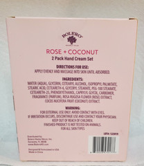 New Bolero Lot – Rose and Coconut Hand Cream (2 Pack) Gift Set
