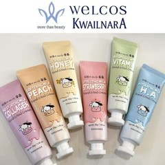 WELCOS Kwailnara Milk Hand and Nail Cream Set Korean cosmetics