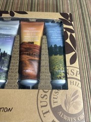 Tuscan Hills Selected Scents 6 Piece Scented Hand Cream Collection NIB Sealed