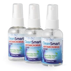 Skin & Hand Cleanser, 2 Ounce Spray Bottle Pack of 3 Alcohol-Free Safe Cleanser
