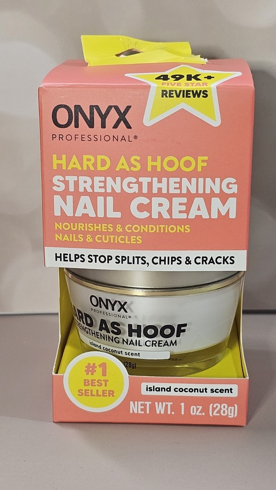 Hard As Hoof Nail Strengthening Cream with Coconut Scent, Nail Growth & Condi…