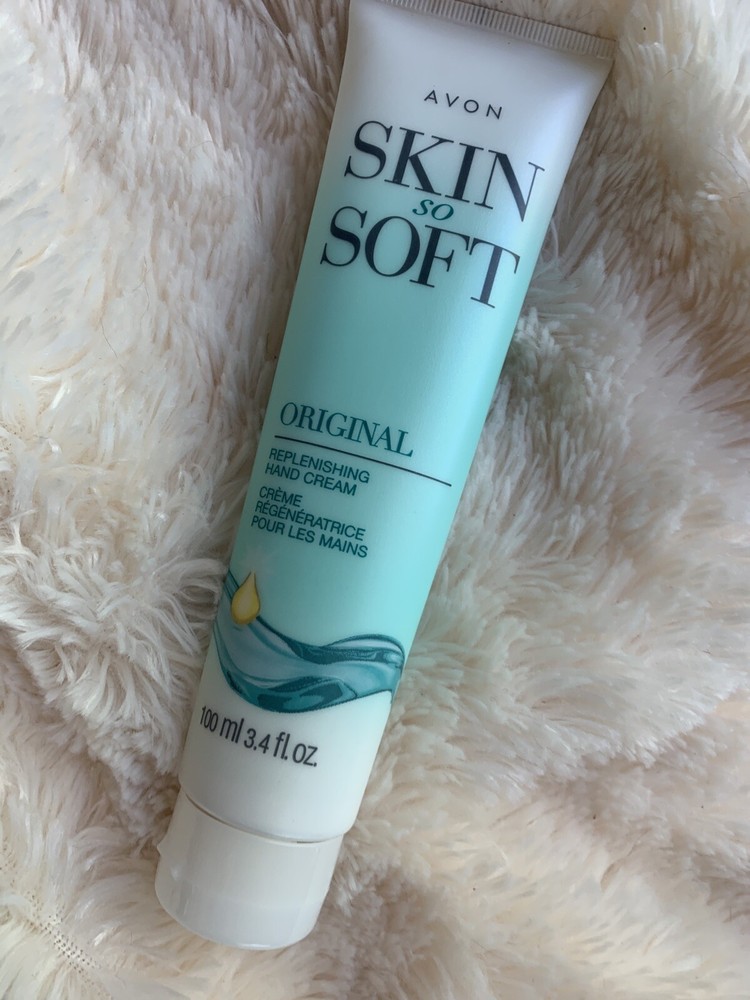 AVON Skin So Soft SSS Original jojoba Replenishing Hand Cream 3.4 FL oz Tube