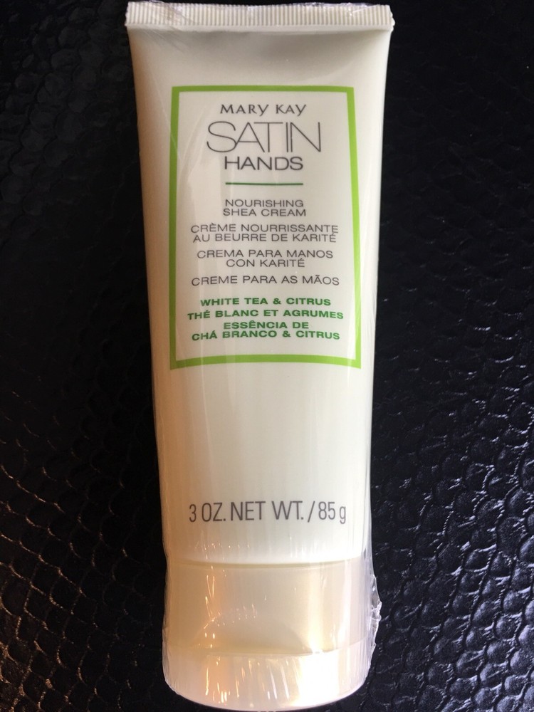 MARYKAY Satin Hands Nourishing Shea Cream White Tea&Cutrus Full size 3OZ. Sealed