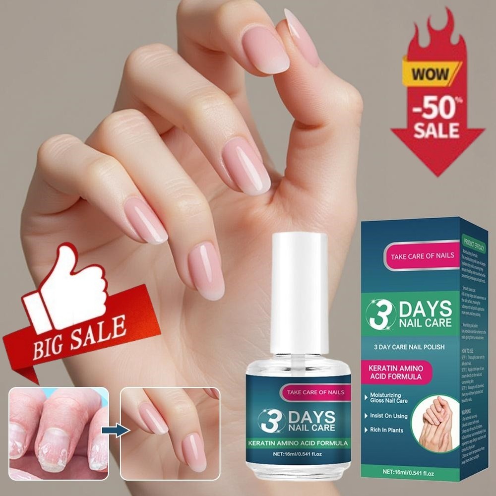 3 Days Nails Care Nail nourishing Oil Nail Strengthener Designed For Damaged Nai