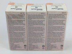 3pk Lot Nail Tek PROTECTION PLUS III – For Dry Brittle Nails – NEW!