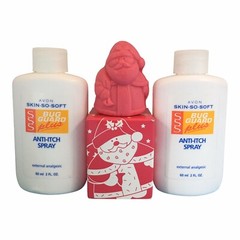 Avon Holiday Ornament Soap + Avon Skin-So-Soft Anti-Itch Refill Spray Bottles