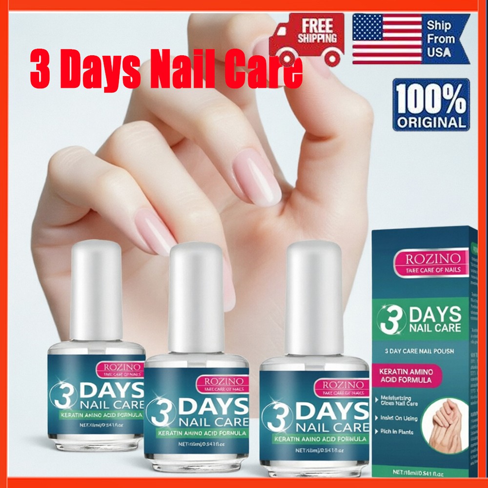 ROZINO 3 Days Nail Care Nail Nourishing Oil Nails Strengthener For Damaged Nail
