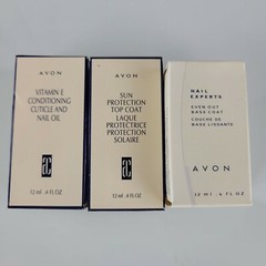 Avon 9 Piece Nailcare Set Lot Moisturize Cuticles Manicures Spa Day
