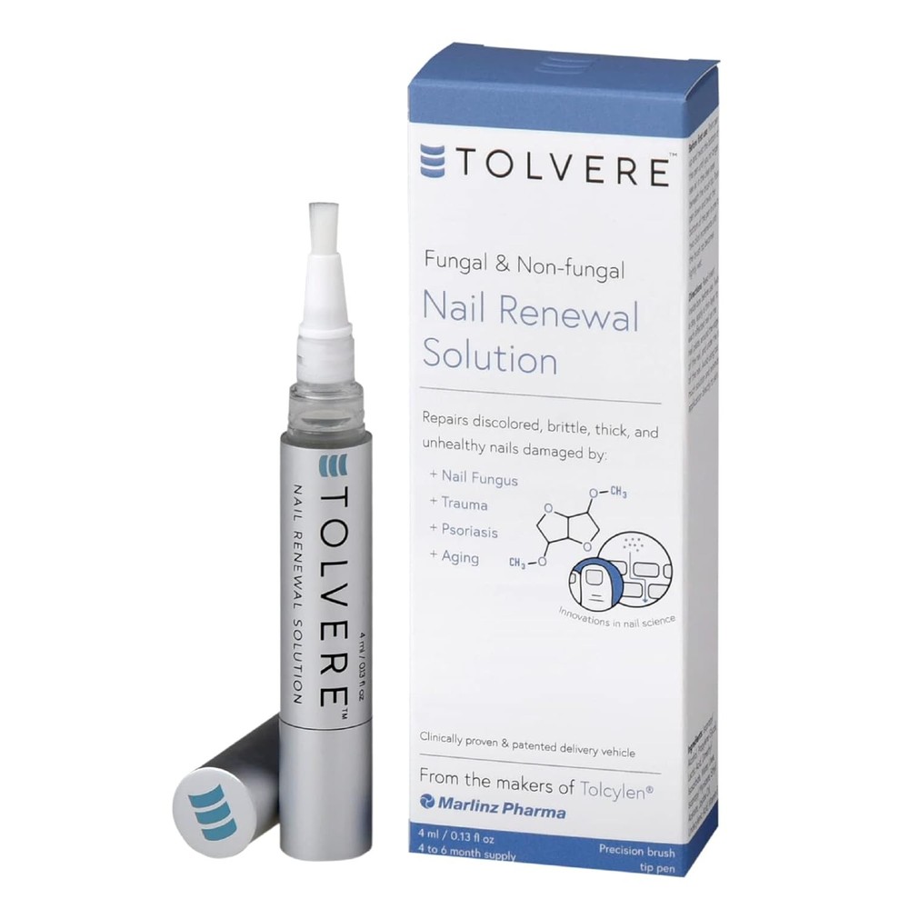 Tolvere Nail Renewal Solution, Rapidly Improve Appearance of Discolored,…