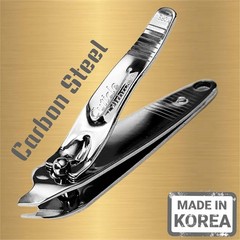 2 Slanted Edge Nail Clippers & Cuticle Trimmer Side Angle Stainless Steel