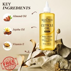 7oz Cuticle Oil Refill Jojoba Vitamin E Almond Nail Tech Supply